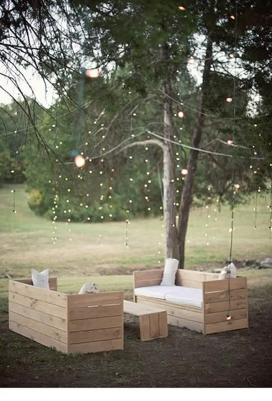 pallet backyard furniture