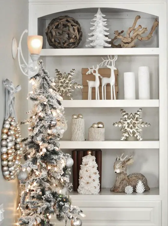 30 Sparkling Gold and Silver Christmas Decorations