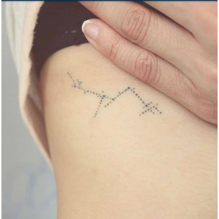 38 Mysterious Constellation Tattoo Design Ideas