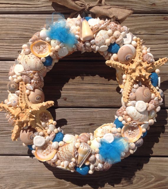 35 Brilliant Beach Themed Wreath Ideas