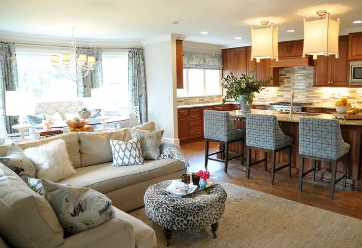 Open Concept Kitchen Living Room Design Ideas