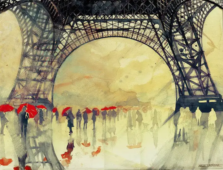 Picturesque Watercolor Cityscapes by Maja Wrońska