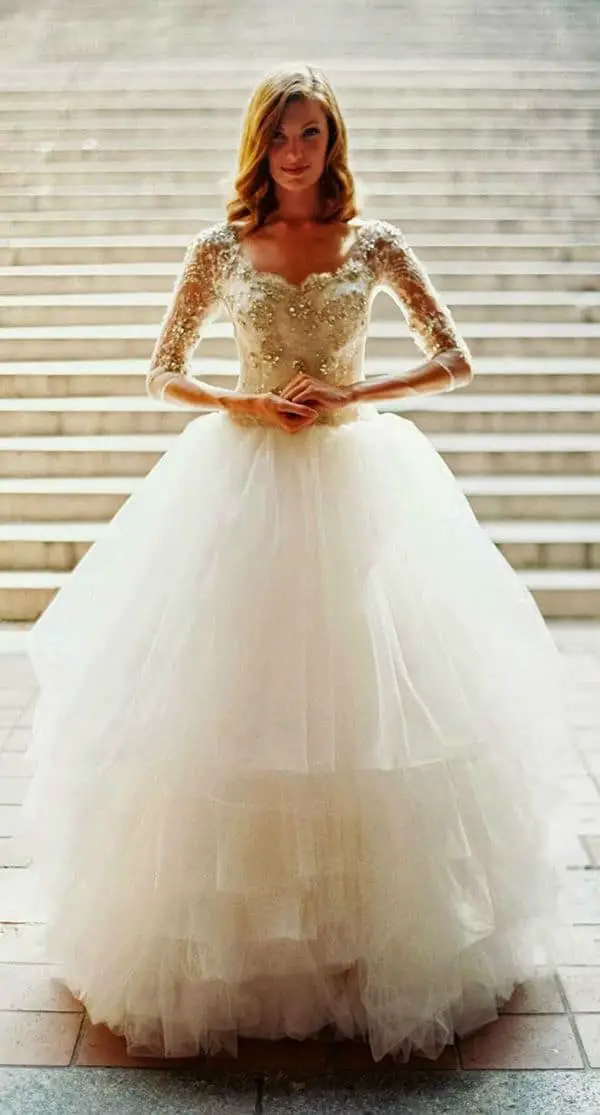 47 Charming Long Sleeved Wedding Gowns