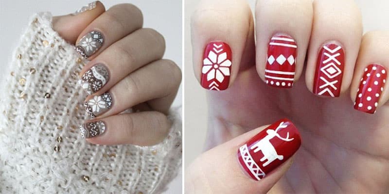 36 Sparkling Nail Designs for Christmas Party