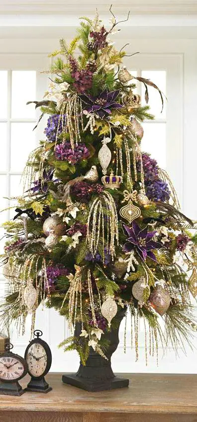 35 Beautiful Table Top Christmas Tree Decorations