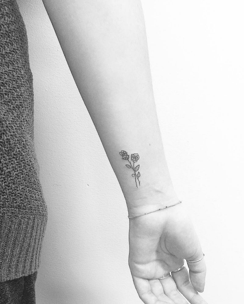 Flower tattoos tumblr little Tattoo studio