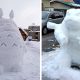 Amazing Sculptures Rise All over Japan After Heavy Snowfall