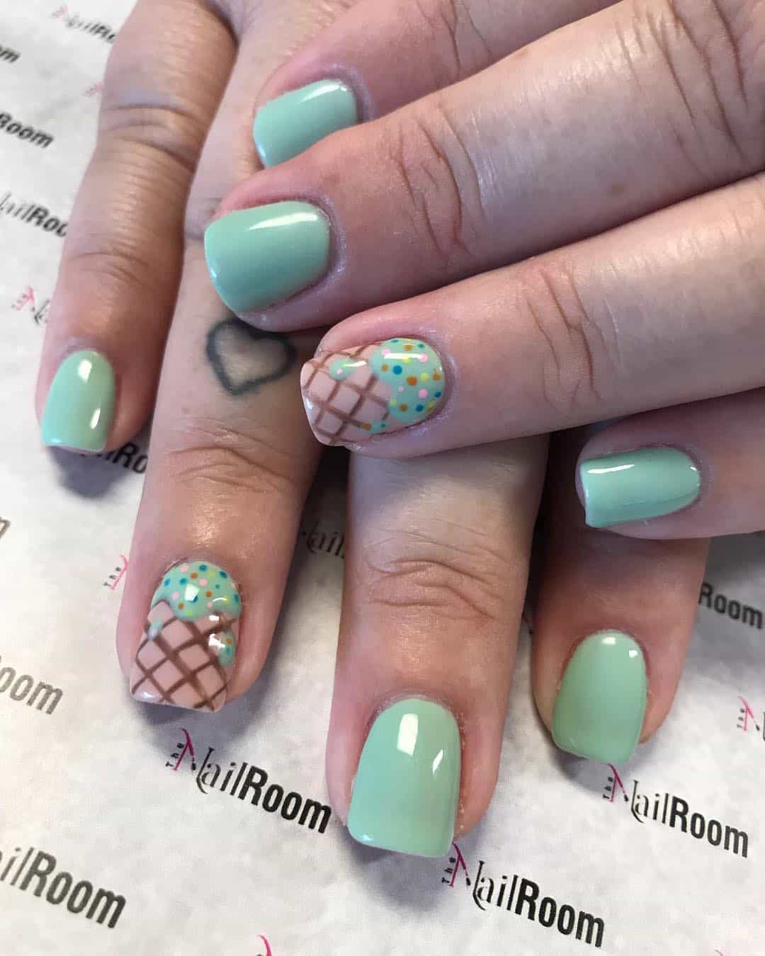 22 Ice Cream Nail Art Ideas You'll Want To Try!