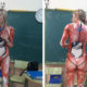 Teacher Who wore a Full Body Suit and Gave Anatomy Lessons to her Students Went Viral