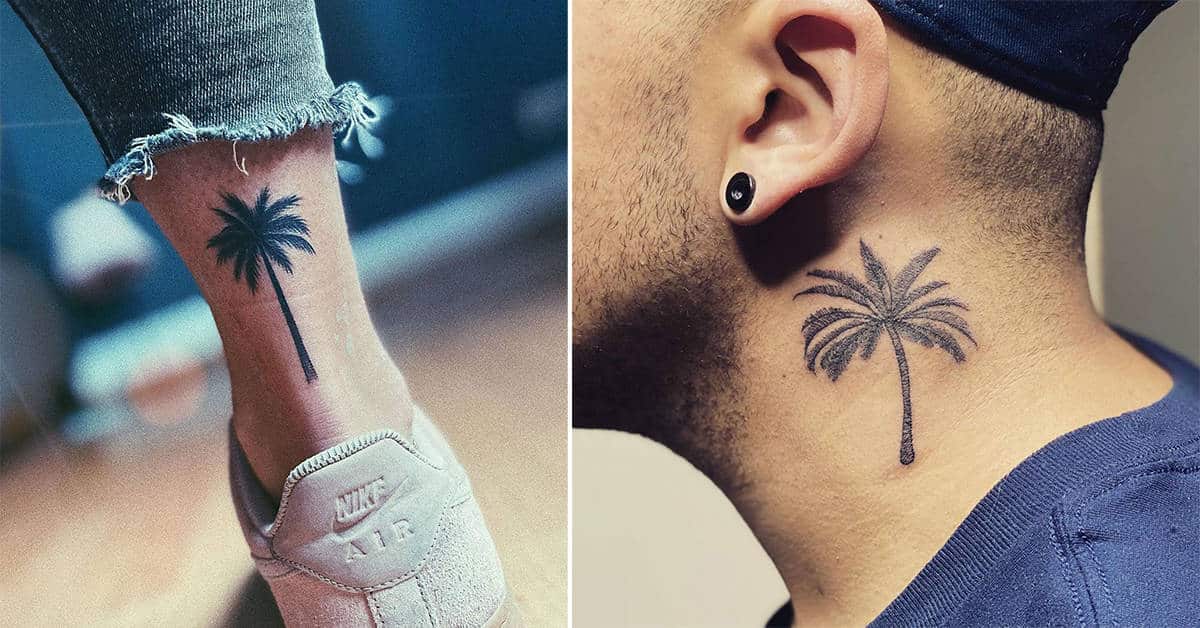23 Harmonious Palm Tree Tattoos And Symbolism Behind Them