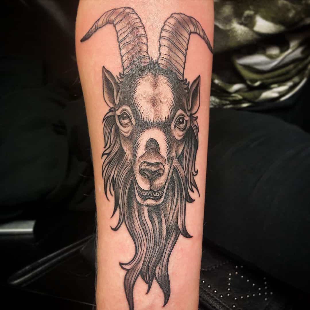 20 Glorious Goat Tattoo Designs and Meaning of the Symbol
