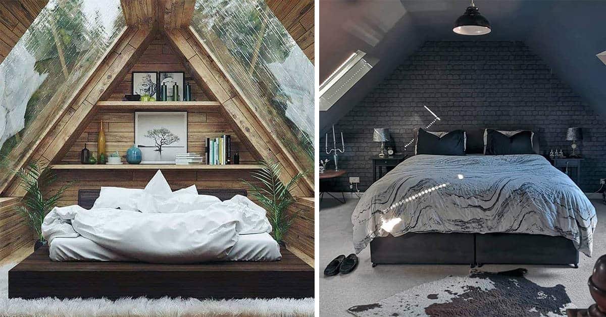 24 Heavenly Attic Bedroom Design Ideas, Small Attic Bedroom Design Ideas
