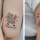 Unique Tattoo Designs In Colorful And Simple Lines by Yechan