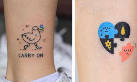 Colourful Handpoked Tattoos by Han Aka Hey Hey Diary