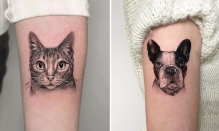 Extremely Realistic Minimal Portrait Tattoos by Maria Alvarez