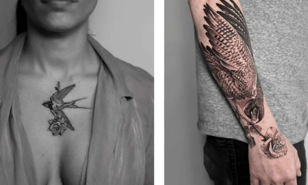 Ingenious Black And White Tattoo Designs by Mátías Noble