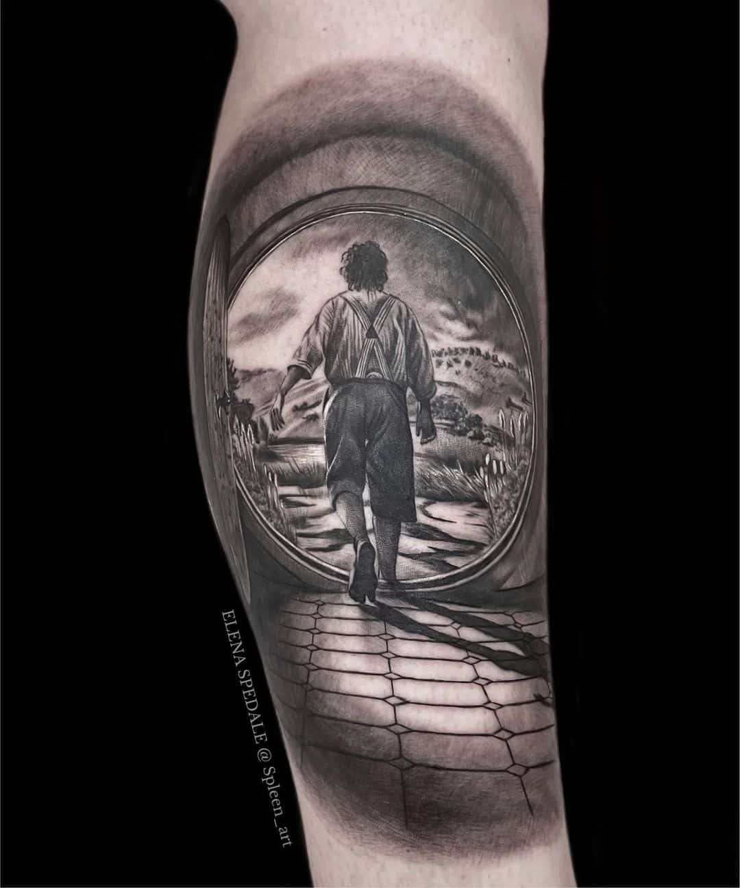 Black And White Realistic Tattoo Designs by Elena Spedale