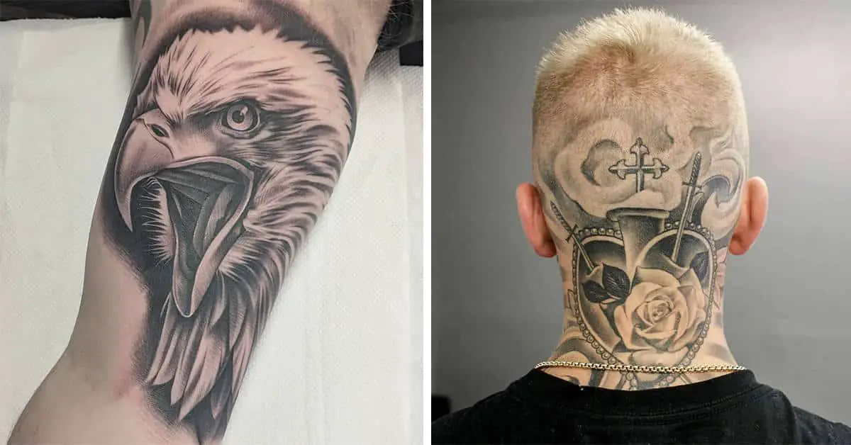 Extremely Realistic Black And White Tattoo Designs by Tommy Tattoo