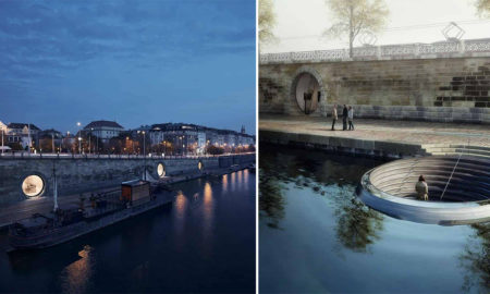 Shops and Cafes in Prague's Circular Vaults and Futuristic Underwater Bathrooms