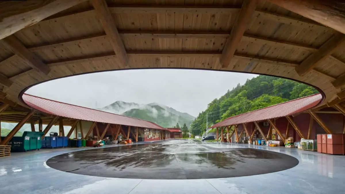Zero-Waste Multi-Purpose Facility Built Out of Recycled Materials